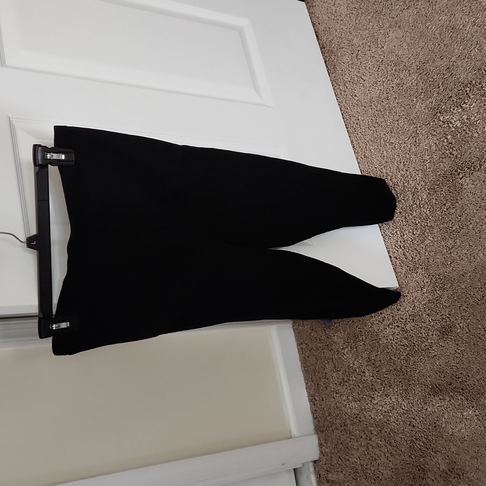 Oh! Mamma Maternity Capri Leggings Black Medium
